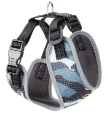 Ferplast Шлея NIKITA FASHION S, серая, 24-31см х 30-41см х 15мм