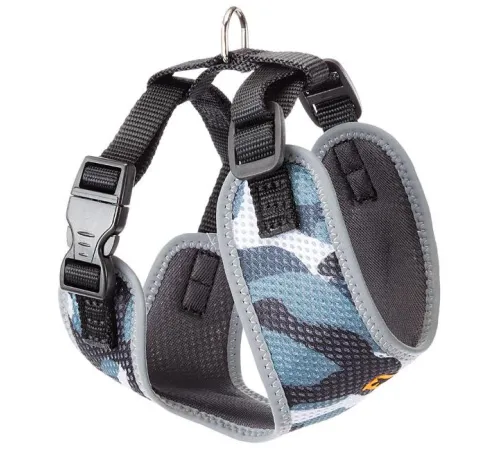 Ferplast Шлея NIKITA FASHION S, серая, 24-31см х 30-41см х 15мм