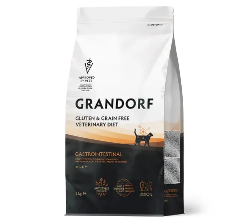 Grandorf Vet Cat Gastrointestinal (Индейка), 2 кг