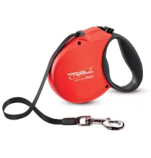 Поводок-рулетка Triol by Flexi Standart Soft лента 5 м (S) красный