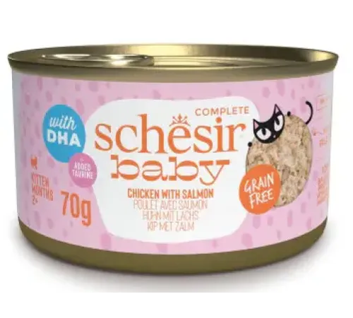 Schesir Baby (Курица, лосось), 70 г