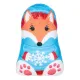 Fancy pets Игрушка для кошек Новогодняя лиса, 11 см