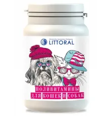 Littoral Поливитамины для кошек и собак, 80 таб