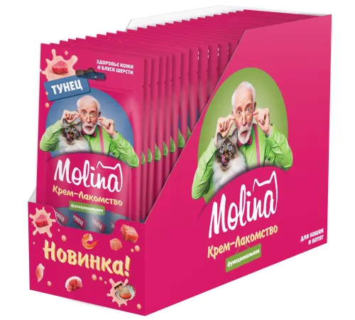Molina Крем-лакомство с тунцом, 48 г