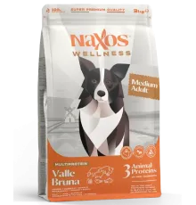 Naxos Wellness Adult Medium (Говядина, буйвол, ягненок), 3 кг