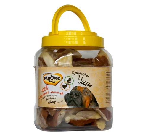 Мнямс Кроличьи уши с куриным мясом 700 г