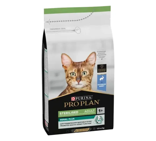 Purina Pro Plan Sterilised Renal Plus (Кролик), 400 г
