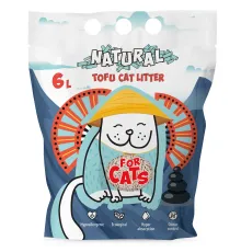 FOR CATS Наполнитель Tofu Natural (без запаха), 6 л