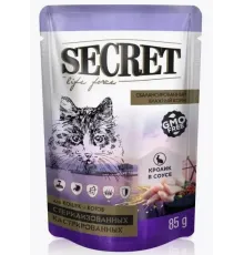 Secret Life Force для стерилизованных кошек (Кролик в соусе), 85 г х 24 шт