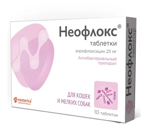 Neoterica Неофлокс, 25 мг (10 таб)