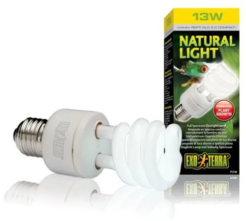 Exo Terra Лампа Reptile Natural Light former UVB2.0 Compact 13 Вт