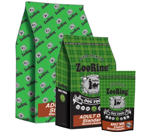 ZooRing Adult Dog Standart (Мясной рацион), 2 кг
