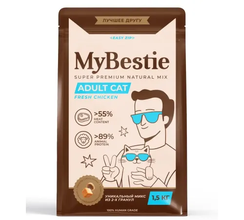 MyBestie Adult Cat (Курица), 400 г
