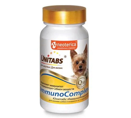 Neoterica UT ImmunoComplex с Q10 для мелких собак, 100 таб.