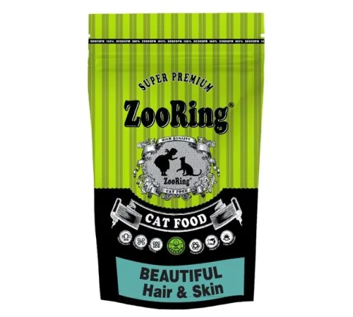 ZooRing Beautiful Hair&Skin Adult Cat, 350 г
