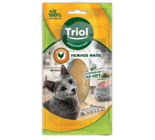 Triol Нежное филе курицы для кошек, 20 г