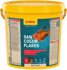 Sera San Color Flakes Корм для всех рыб, 10 л (2 кг)
