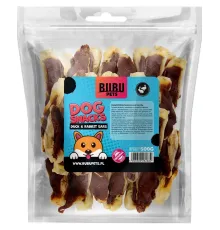 Bubu Pets Ушки кролика, фаршированные уткой, 500 г