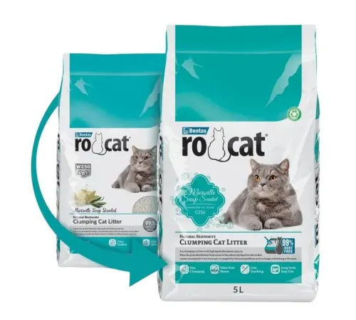 RO-CAT Наполнитель бентонитовый Marseille Soap, 5 л