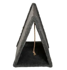 Cat House Когтеточка треугольная, 55 см, ковролин, серая