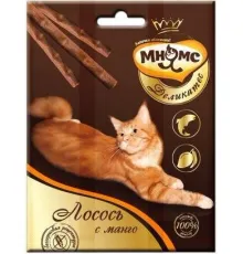 Мнямс Деликатес лакомые палочки (Лосось с манго), 4 г х 3 шт (упаковка)