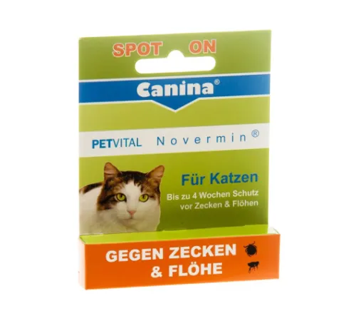 Canina Petvital Novermin Spot on Cat, 2 мл
