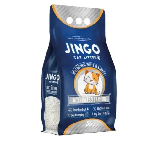 JINGO Наполнитель бентонитовый Activated carbon, 5 л